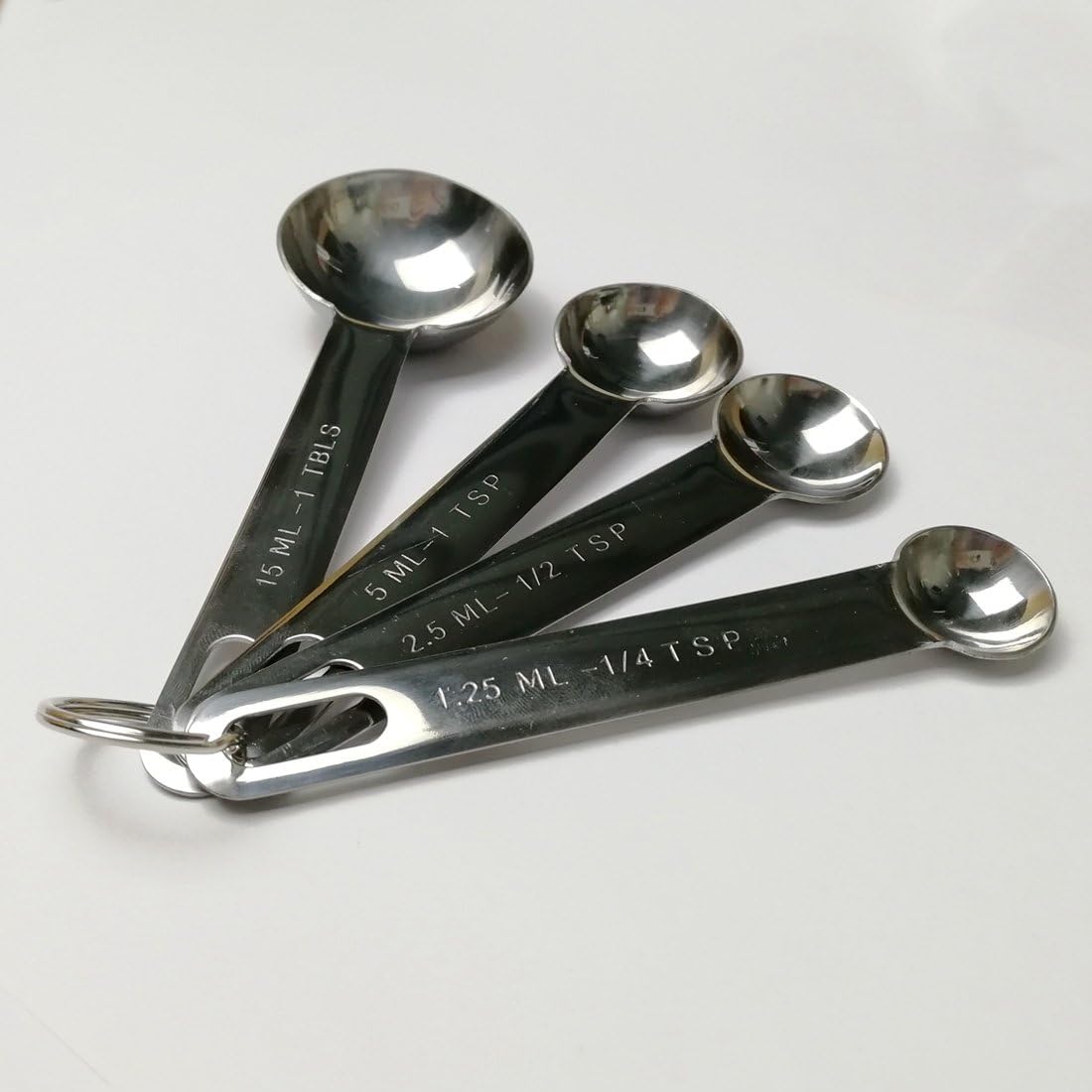 LEIFENY Edelstahl Messlöffel 2/3 EL (10 Ml) – 18/8 Edelstahl, Lasergraviert
