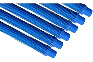 Destroyer Plastics 1 Year Manufacture Warranty Universal Swimming Pool Cleaner Hose 48" Long Kreepy Krauly Baracuda G3 G4 Hayward Navigator Pool Vac Ultra AquaBug (6, Blue)