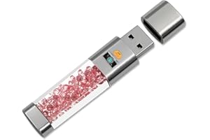 USB Flash Drive 64GB, Techkey External Memory Photo Keeper Storage Stick for Picture/Video/Data Saver/Backup V2.48 High Speed