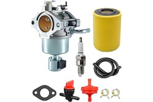 Carburetor Fit for John Deere S100 Lawn Tractor 17.5HP 500cc B&S Engine, Riding Mower Carb Air Filter Tune Up Kit