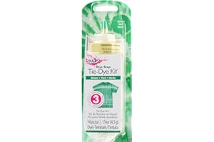Tulip One-Step Tie-Dye Kit, Vibrant Colors for Fabric 4 fl oz, Green