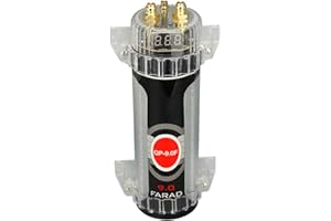 9.0 Digital Power Capacitor, High Performance Car Audio Accessory with Anti Interference for Car Sound System