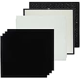PUREBURG Replacement Filter Set Compatible with Rabbit Air MinusA2 Ultra Quiet Air Purifier Models A2 SPA-780A & SPA-700A (Odor Remover),H13 HEPA 4-Stage Filtration (Not Sold by Rabbit Air)