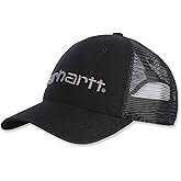 Carhartt Men's Canvas Mesh-Back Logo Graphic Cap