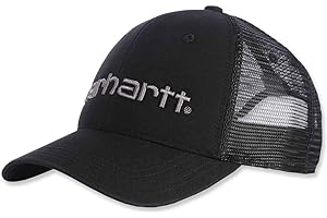 Carhartt Mens Canvas Mesh-Back Logo Graphic CapBaseball Cap