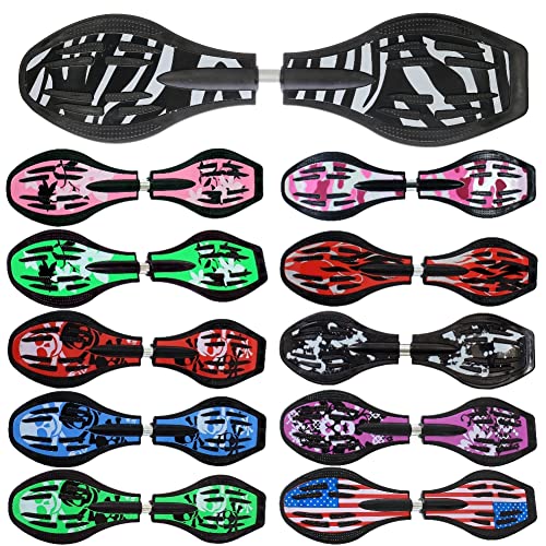 Waveboard Original Funtomia mit ABEC9 Kugellager inkl. Tasche (Verschiedene Farbdesigns)