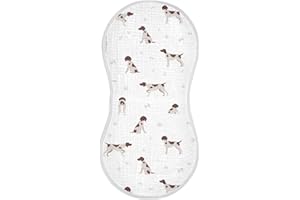 YYZZH German Shorthaired Pointer Muslin Burp Cloths for Baby 1 Pack 100% Cotton Baby Washcloths Bibs for Boy Girl