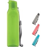 MILTON Travel Water Bottle – 1Pcs Reusable Sports Bottle with Easy Open Close Lid and Leakproof Neck – Food Grade Plastic Water Bottles for Adults and Kids, School, Gym