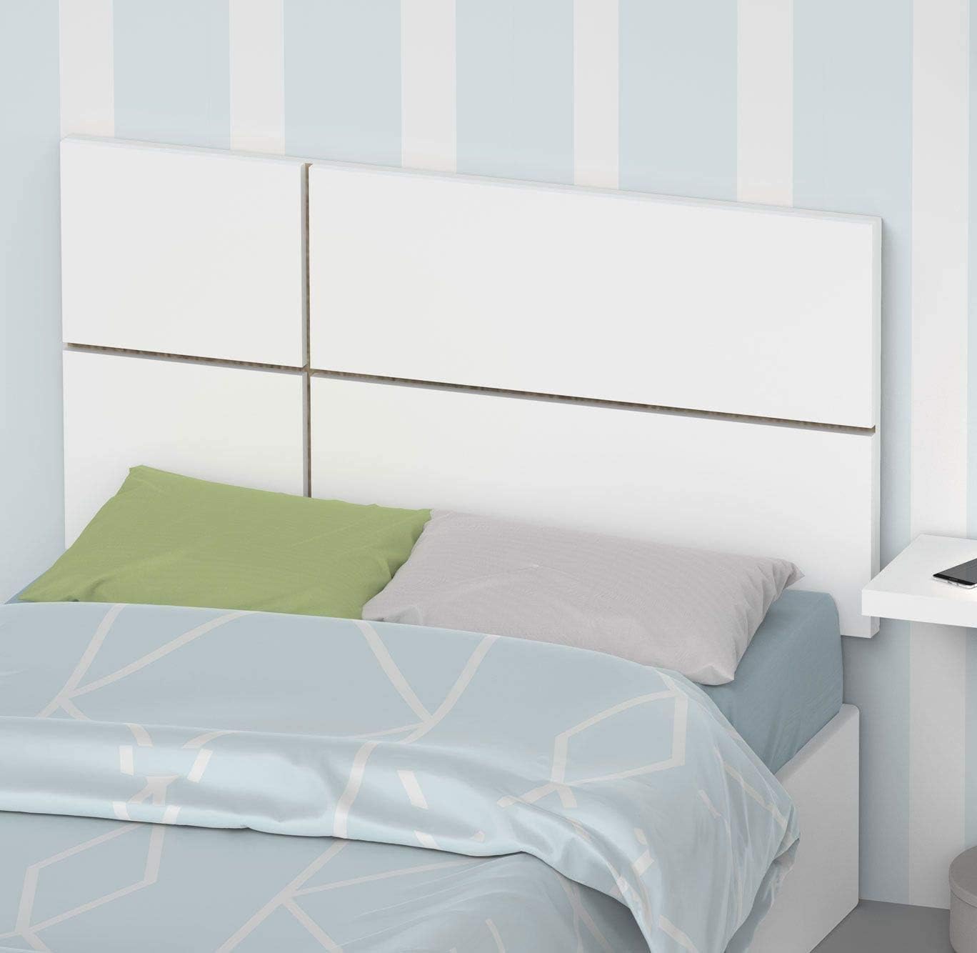 de melamina 100x50 cm. Abitti Cabezal o cabecero para Cama Individual