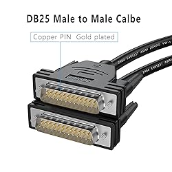 JUXINICE DB25 Male to Male Cable 3 feet, 26awg