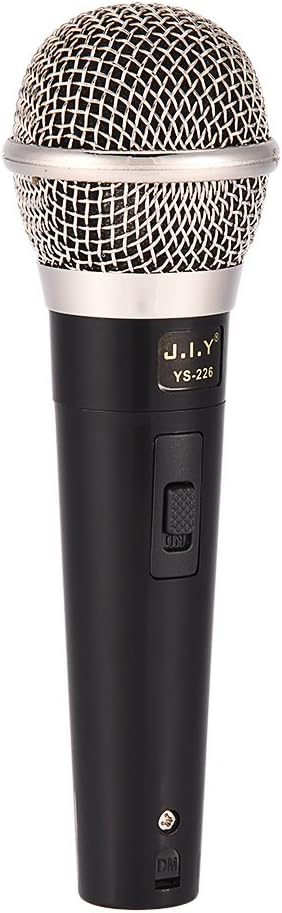 Tihebeyan Handheld Professional Wired Dynamic Microphone Clear Voice for Karaoke Vocal Music Performance Handheld Mic with On/Off Switch - Image 3