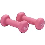 Amazon Basics Neoprene Coated Hexagon Workout Dumbbell Hand Weight