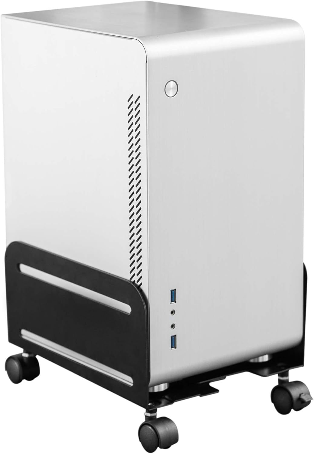 HumanCentric PC Stand – Computer Tower and CPU Stand Cart | Adjustable and Mobile PC Holder with Wheels : Office Products