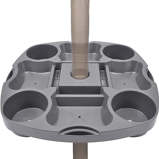 PayandPack UTD13 Umbrella Table Tray 15 Inches for Beach, Patio, Garden