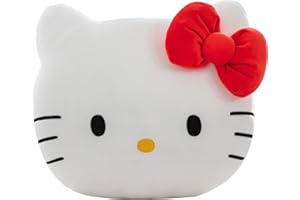 Northwest Hello Kitty Small Cloud Pillow 12 Inch – Plush Stuffed Pillow, Bedroom Decor, Great Gift Idea