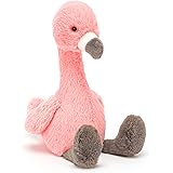 Jellycat Bashful Flamingo Stuffed Animal, Medium, 12 inches