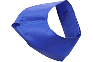 VOSAREA 2.5Kg Cat Eye Mask for Anti-bite and Grooming Lightweight Eye Blinder with Sticky Strap Design Blue S for Cats Under 