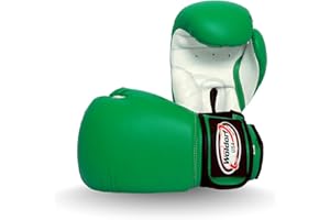 WOLDORF USA Boxing Gloves Kickboxing Muay Thai Punching Bag Vinyl Green - Durable Multi Layered Foam Padded Offers Unbeatable price Adult size 14oz