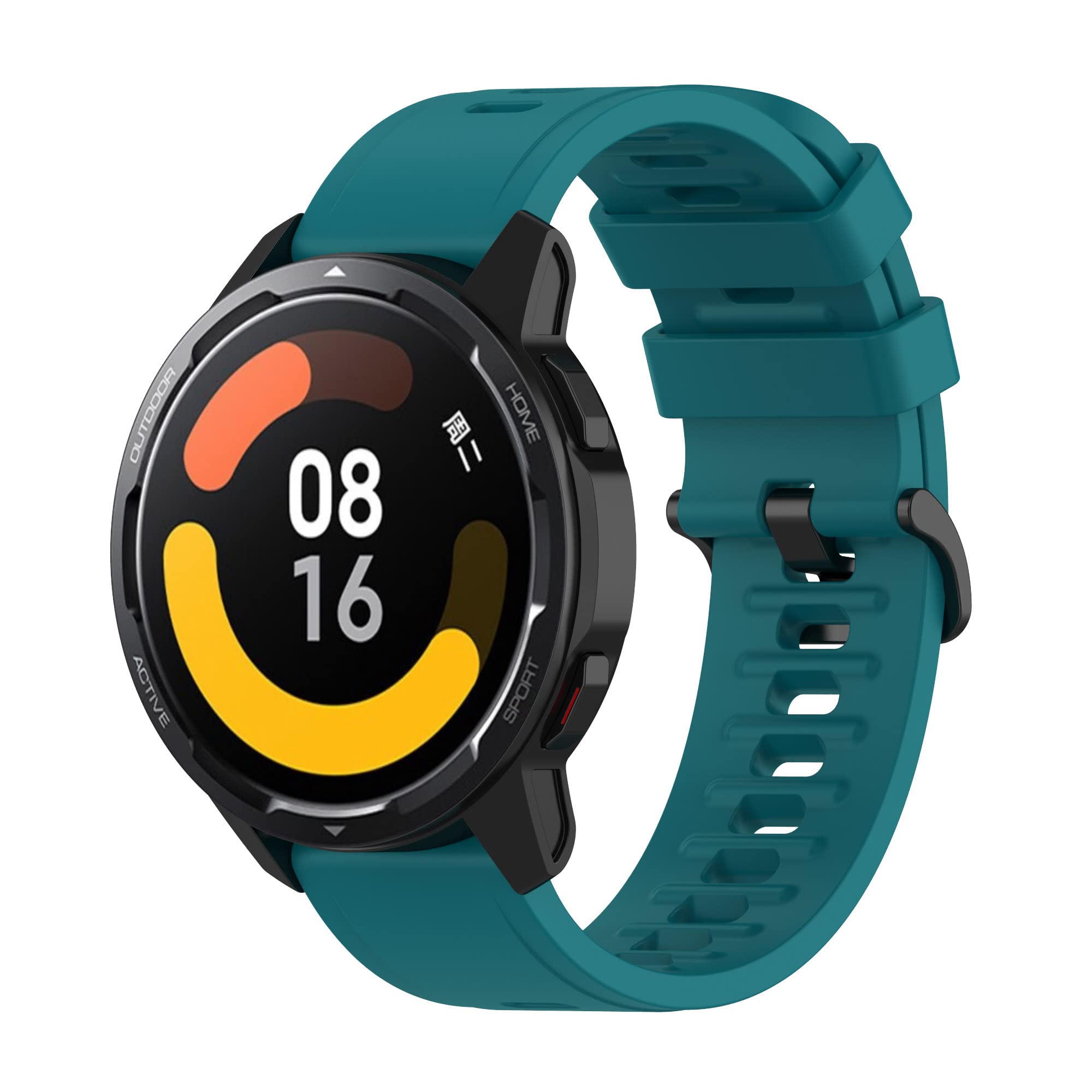 Tiggo Watch Strap Compatible for xiaomi watch S1 active,Silicone Wristband Adjustable Replacement Sport Strap, Watch Strap Wristband for xiaomi watch s1 active/xiaomi watch S1/watch color (green)