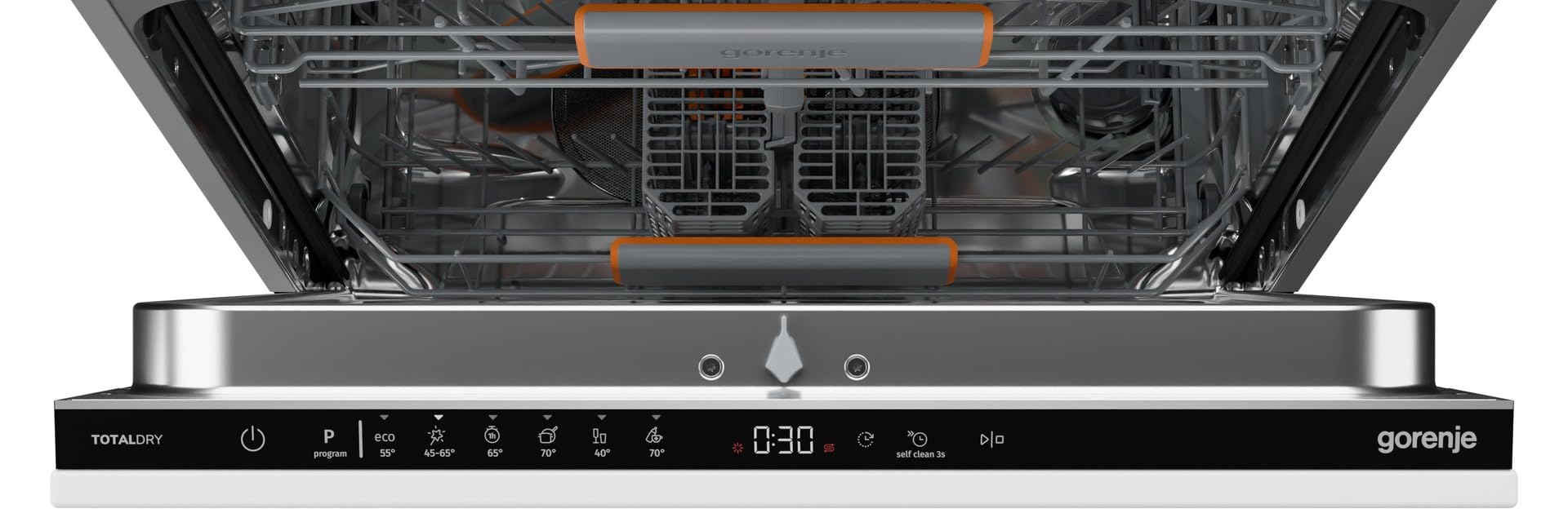 Gorenje GV642C65 Geschirrspüler/Einbaugerät FRONT NICHT ENTHALTEN/Made in EU/60 breite/14 Maßgedecke/6 Programme/TotalDry/Total AquaStop/SpeedWash/XXL inox/EEK: C/Einbaumaße (HxBxT):82 x 60 x 55,5cm 5