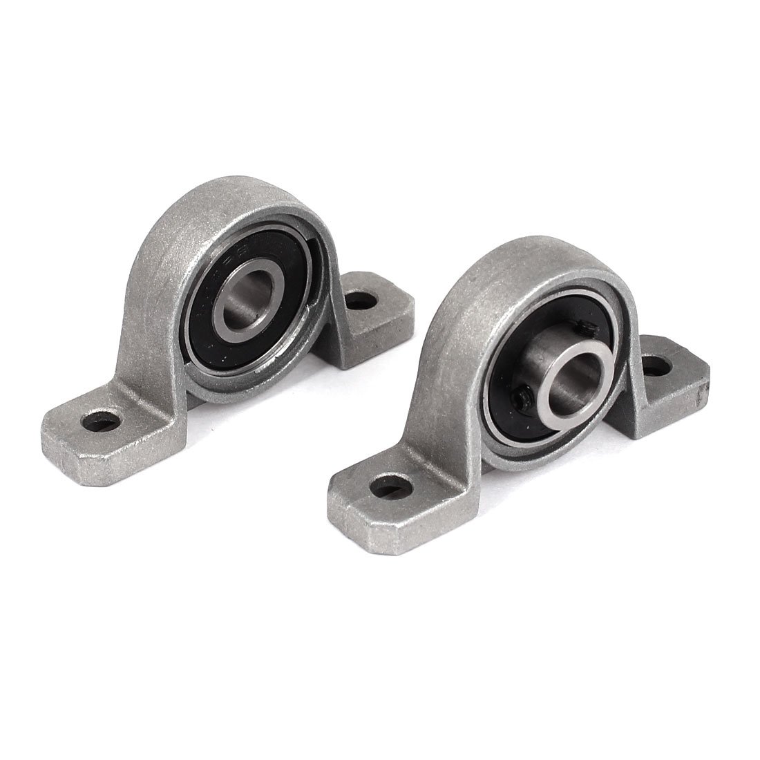 sourcingmap KP08 8mm Inner Diameter Pillow Block Mounted Ball Bearing 2pcs