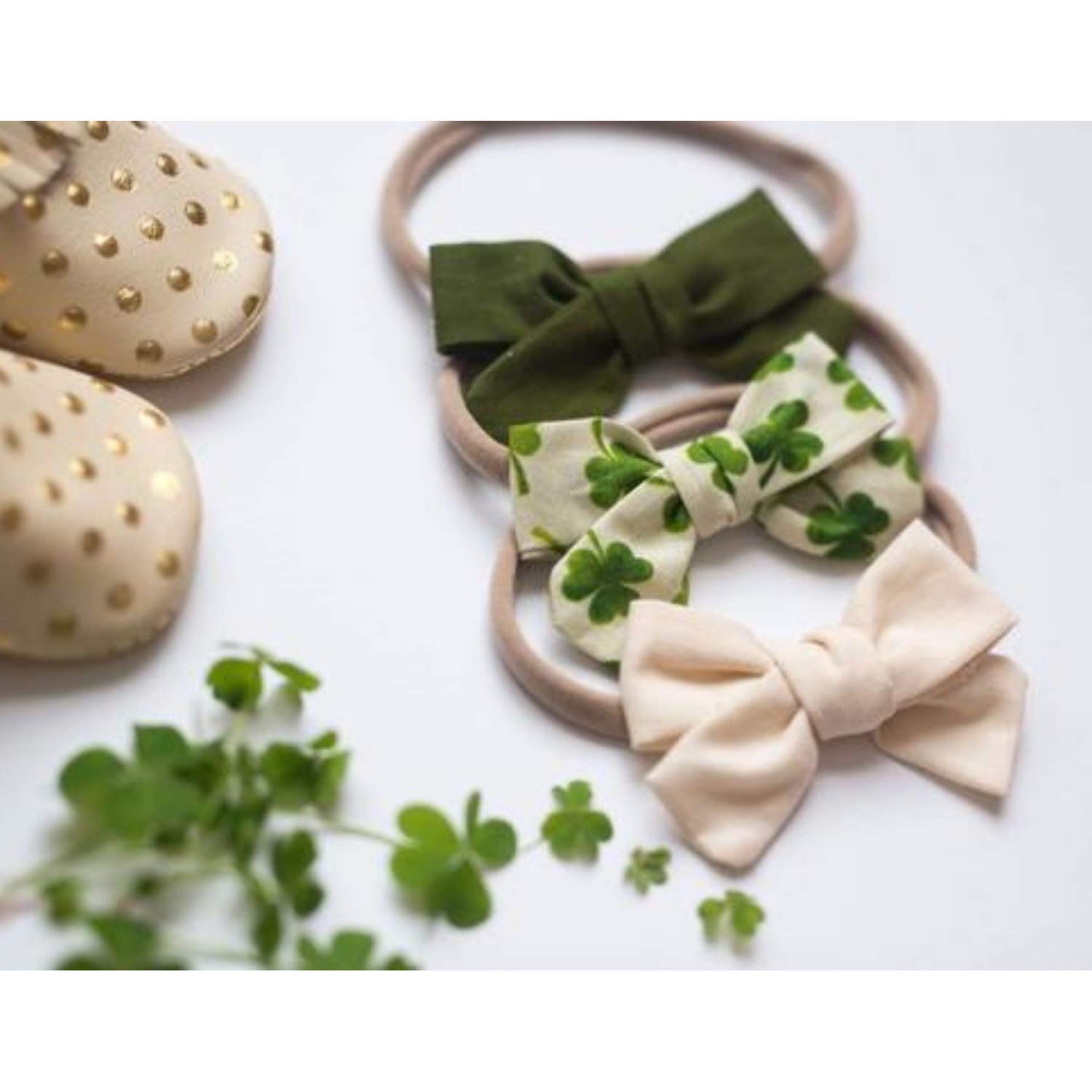 Amazon Com 3 Pack School Girl Hair Bows St Patricks Day