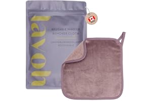 LAVOH Classic Facecloth | Reusable Makeup Remover Cloth | Microfiber Face Cloth | Gentle on All Skin Types | Just Add Warm Wa
