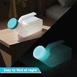 JFA Supplies Male Urinal Bottle 1L with Glow in the Dark Lid view 2