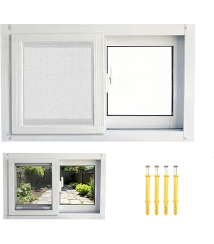 34x23in Horizontal Sliding Window White Frame 86x58cm for Houses