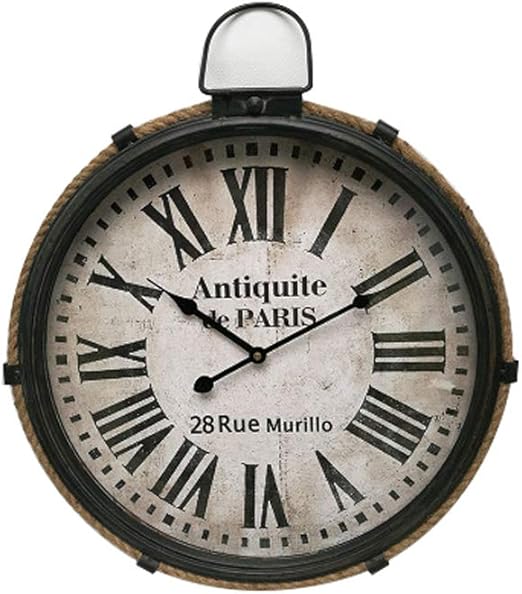 Ywyu Creativo Creativo Vintage Reloj De Pared Estilo Americano