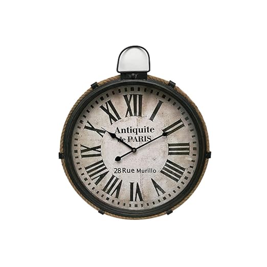 Xyqs Fashion Creativo Vintage Reloj De Pared Estilo Americano