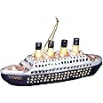 Kurt Adler 5-Inch Noble Gems Glass Titanic Ornament,Anniversary