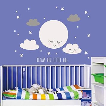 moon themed baby room
