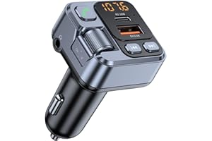 Transmitter for Car QC3.0 & PD30W Radio Adapter Music Player Handfree Call Radio Adapter Car