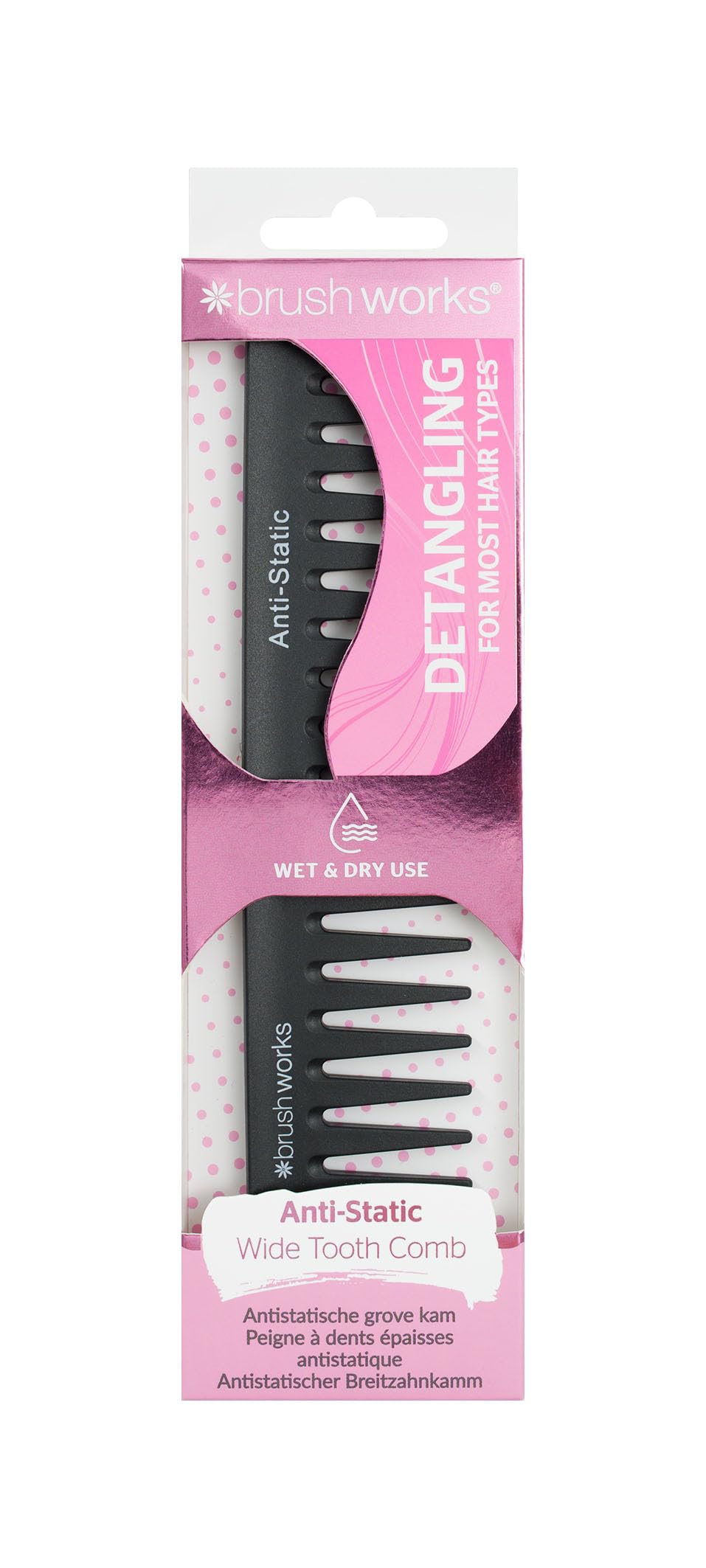 Brushworks Anti-Static Wide Tooth Comb