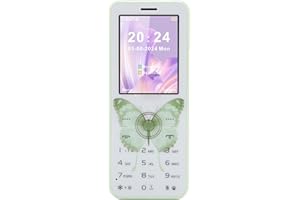 Heayzoki Large Buttons Cell Phone for Seniors, Dual SIM Dual Standby Mobile Phone Slim with 1800mAh Battery 2.4 Inch Color Sc
