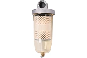 EATAKWARD 496 Fuel Tank Filter Assembly Replacement For Gasoline and Diesel Water Separate 30 Micron Max 25gpm 150psi with Zi