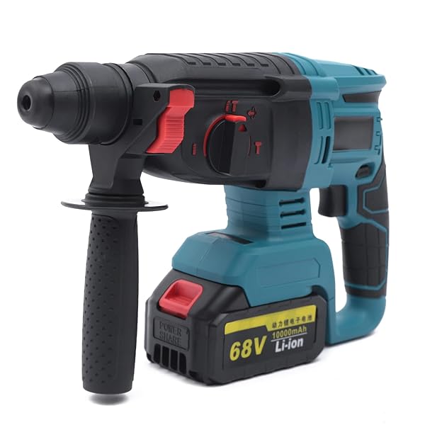 PIAOCAIYIN Rotary Hammer Drill, 68V 850W Cordless Brushless Jack Hammer