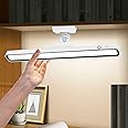 XmnSoly Desk Light Bar 3000K to 6000K Color Temperature Under Desk Lights LED Bright Rechargeable Magnetic Light Bar for Shelf, Reading, Bedroom, Home, Office, Dorm Lighting