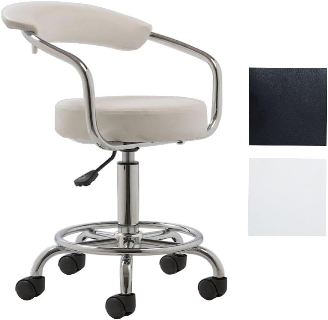 Inda Sgabello Bianco Sgabello Con Schienale Sgabelli Per