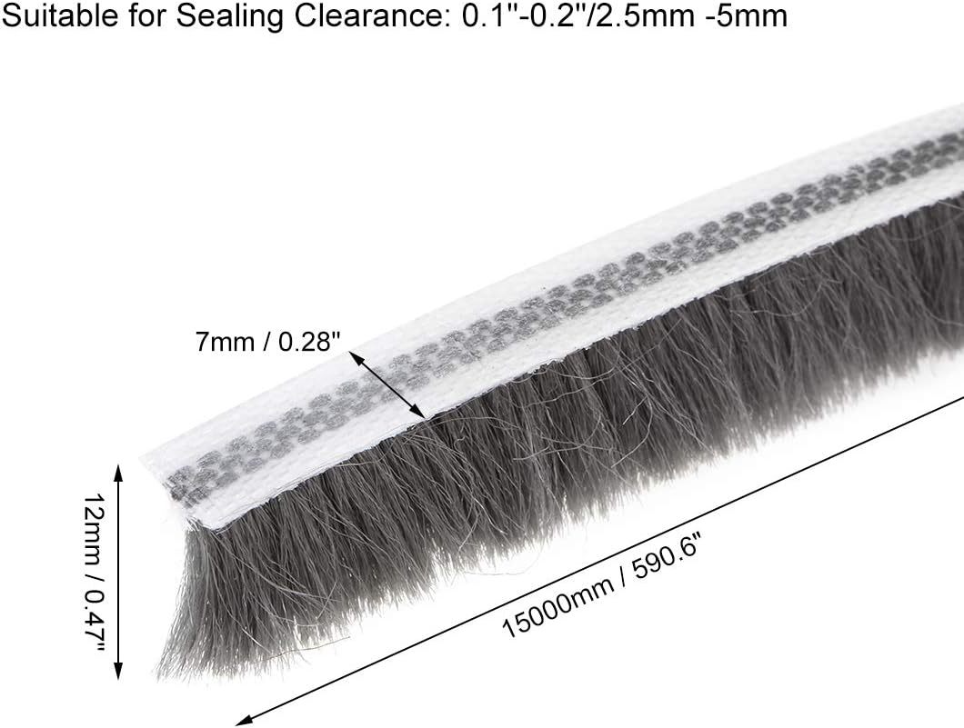 sourcing map Brush Weather Stripping - Image 3