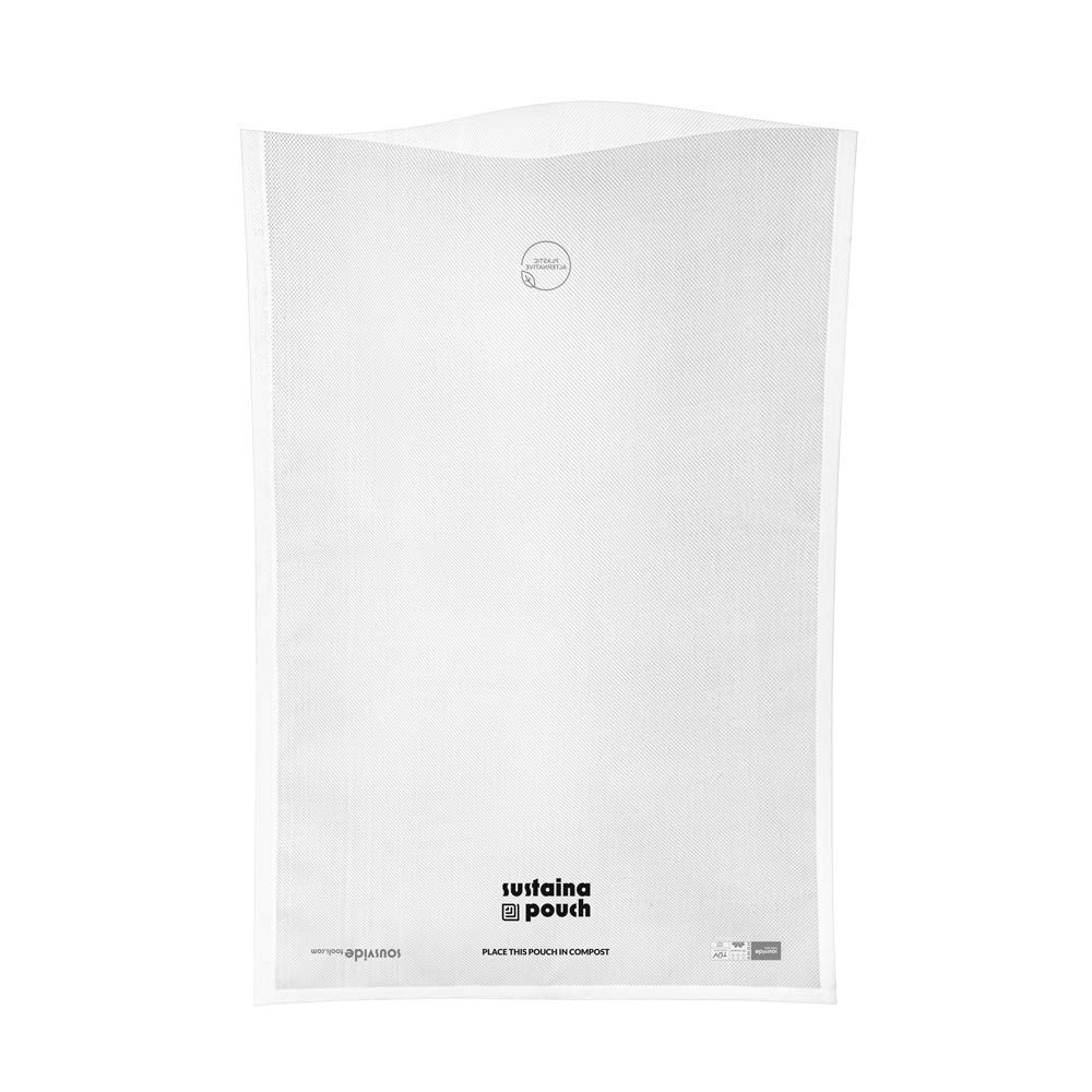 SousVideTools Sustainapouch Compostable 80mu Chamber Vacuum Pouches Designed for Sous Vide Cooking and Food Storage BPA & PFA Free 300mm x 400mm Pack of 200 - Image 3