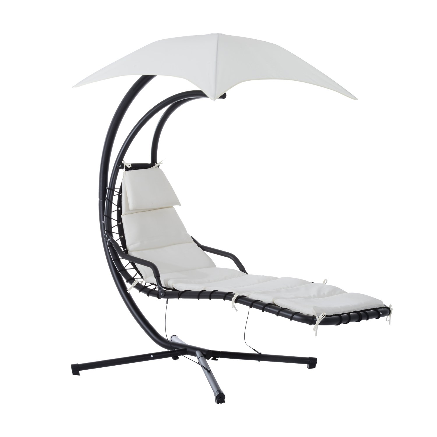 Best Hanging Chaise Lounge Chair W/ Canopy