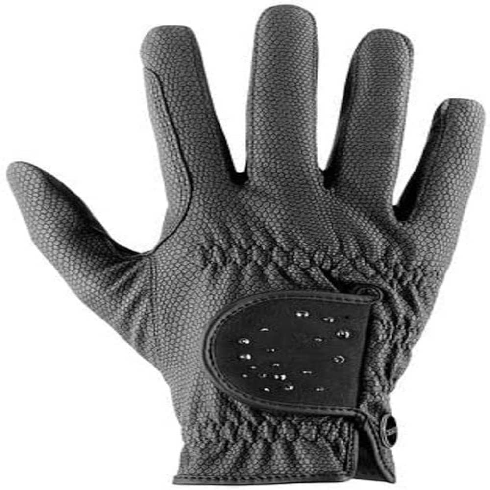 uvex Sportstyle Diamond - Stretchable Riding Gloves for Men and Women - Durable - Decorated with Swarovski® Crystals - Black - 9