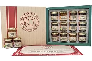 Costume Agent Jelly of the Month Gift Set Christmas Assorted Jam 12 Pack Flavors