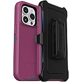 OtterBox DEFENDER SERIES iPhone 14 Pro Case Morning Sky Pink, - Non-Retail Packaging - Apple Phonecase, Raised Screen Bumper, MagSafe Wireless Charging Compatible