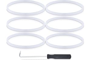 6 Pack Blender Sealing Gasket for Ninja Blender Replacement Parts, 3.2 Inch Blender Rubber Gasket Sealing Ring O-Ring for Bla