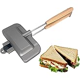 Breakfast Sandwich Maker, 4w1h sandwich maker, hot dog toaster,press bakeware nonstick frying pan pancake pan cooker with removable handle for breakfast pancakes, omelets, frittatas and toast (C-1)