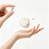 Xmenha Invisible Mini Earbuds Wireless Bluetooth Hidden for Work Small Invisible Ear Buds Smallest Headphones Tiny Micro Small Discreet Sleep Earbuds Sleeping Side Sleeper