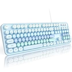 MOFII Keyboard Wired Large Print, Computer Keyboard